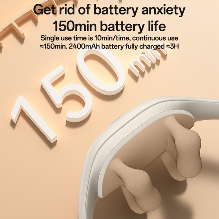 Yesido MG11 3 Modes Adjustable Width Neck and Shoulder Massager(White) - British D'sire