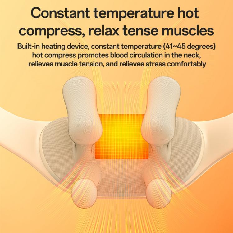 Yesido MG11 3 Modes Adjustable Width Neck and Shoulder Massager(White) - British D'sire