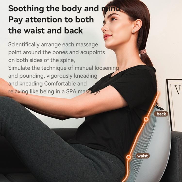 Yesido MG15 Infrared Heat Back Massager(Grey) - British D'sire
