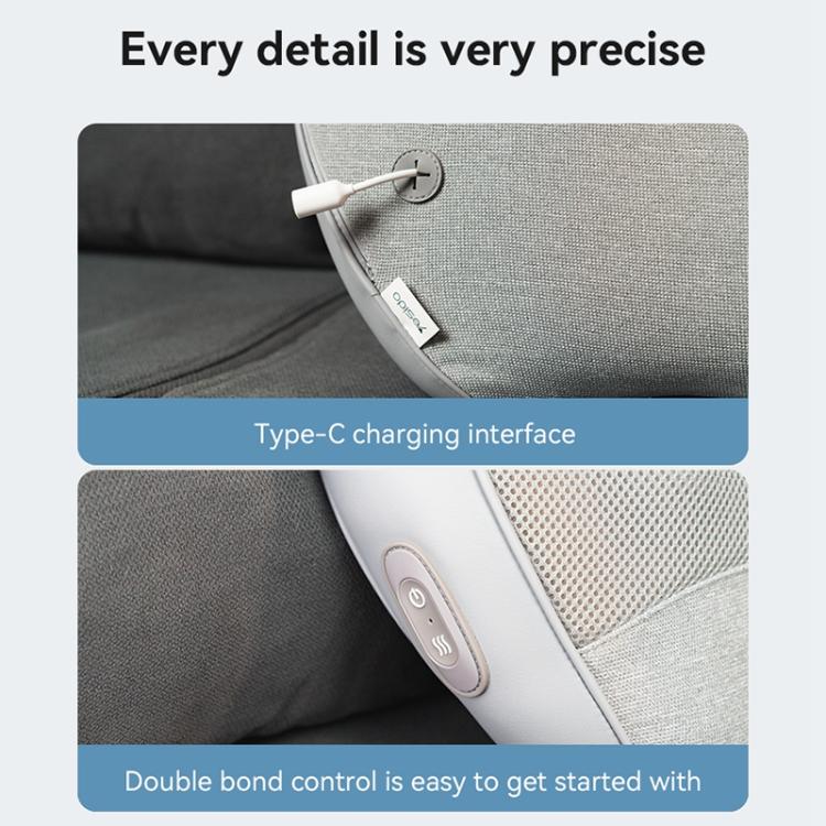 Yesido MG15 Infrared Heat Back Massager(Grey) - British D'sire