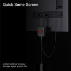 Yesido TV10 HD Wireless Screen Display Receiver, Specification:2.4G+4K(Black) - British D'sire