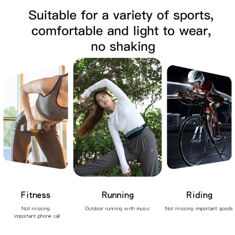 Yesido WB13 Outdoor Sports Running Cycling Waist Bag (Black) Secondary image