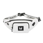 YIPINU YPU - DS Fashion Chest Bag Messenger Bag Waist Bag Waterproof Sports Mobile Phone Bag with External USB Port( White) - British D'sire
