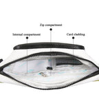 YIPINU YPU - DS Fashion Chest Bag Messenger Bag Waist Bag Waterproof Sports Mobile Phone Bag with External USB Port(Black) - British D'sire