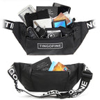 YIPINU YQM - AAA Outdoor Running Sport Waterproof Mobile Phone Crossby Waist Bag(Black) - British D'sire