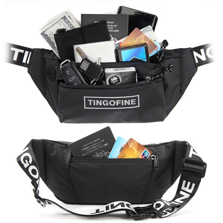 YIPINU YQM - AAA Outdoor Running Sport Waterproof Mobile Phone Crossby Waist Bag(Black) - British D'sire