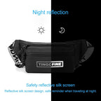 YIPINU YQM - AAA Outdoor Running Sport Waterproof Mobile Phone Crossby Waist Bag(Black) - British D'sire