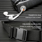 YIPINU YS13 Outdoor Sport Waterproof Waist Bag Invisible Anti - theft Mobile Phone Storage Bag with Earphone Hole(Green) - British D'sire