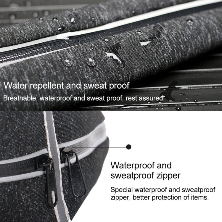 YIPINU YS13 Outdoor Sport Waterproof Waist Bag Invisible Anti - theft Mobile Phone Storage Bag(Green) - British D'sire