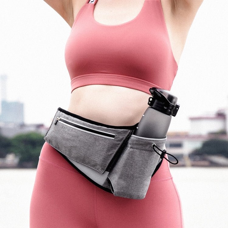 YIPINU YS20 Outdoor Sport Waterproof Double Layer Mobile Phone Storage Waist Bag Kettle Bag(Grey) - British D'sire