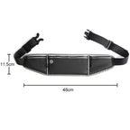 YIPINU YSU Outdoor Marathon Sport Ultra - thin Waterproof Mobile Phone Storage Waist Bag(Black) - British D'sire