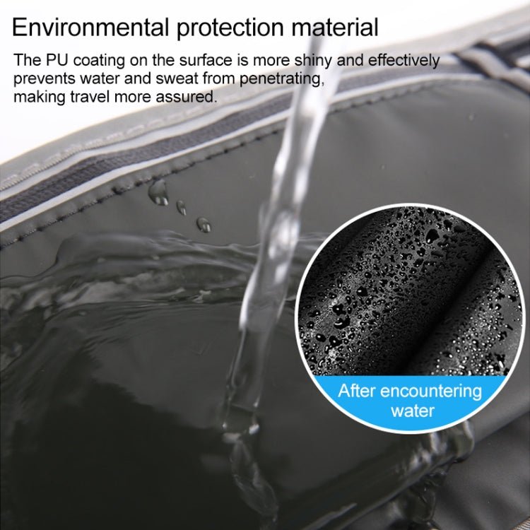 YIPINU YSU Outdoor Marathon Sport Ultra - thin Waterproof Mobile Phone Storage Waist Bag(Grey) - British D'sire