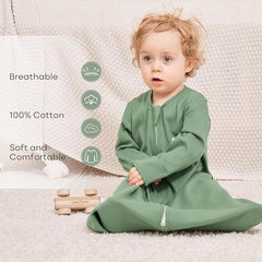 Yoofoss Baby Sleeping Bag 6 - 12 Months 2 pack 100% Cotton 0.5 TOG Toddler Sleep Sack Wearable Blanket Animal Pattern with Height 58 - 101cm for Infant Toddler - British D'sire