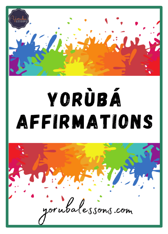 Yoruba Flashcards To Learn Vocabulary - Food, Verbs, Profession, Common Phrases,Things in The House, Alphabets and Numbers (NEW EDITION - LAMINATED) - Yoruba Study Material - British D'sire