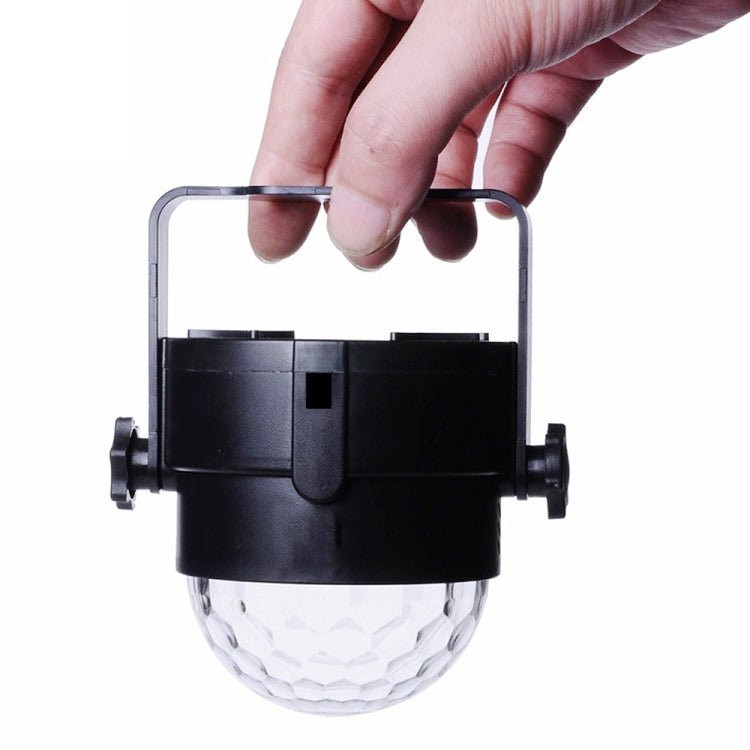 YouOKLight YK2278 3W Sound Activated Party DJ Lighting RBG Disco Ball Strobe Lamp Stage Par Light with 7 Modes, Without Remote Control - British D'sire