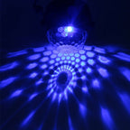 YouOKLight YK2278 3W Sound Activated Party DJ Lighting RBG Disco Ball Strobe Lamp Stage Par Light with 7 Modes, Without Remote Control - British D'sire