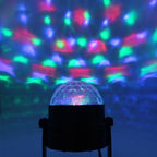 YouOKLight YK2278 3W Sound Activated Party DJ Lighting RBG Disco Ball Strobe Lamp Stage Par Light with 7 Modes, Without Remote Control - British D'sire