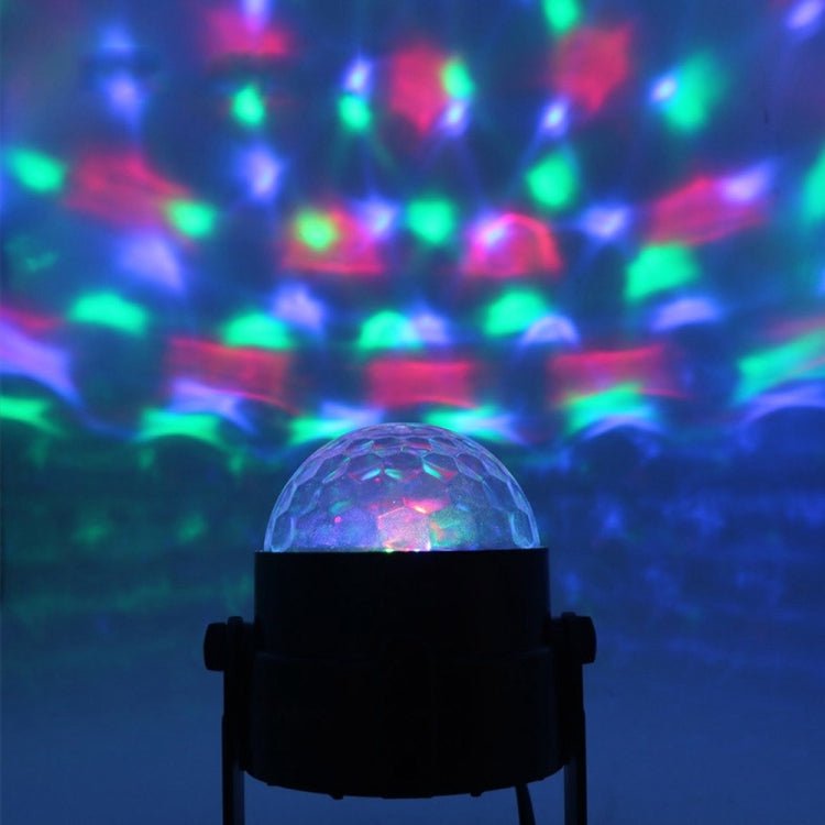 YouOKLight YK2278 3W Sound Activated Party DJ Lighting RBG Disco Ball Strobe Lamp Stage Par Light with 7 Modes, Without Remote Control - British D'sire