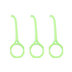 YOUTU 3pcs Invisible Braces Extractor Picking Hooks And Removing(Green) - British D'sire