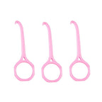 YOUTU 3pcs Invisible Braces Extractor Picking Hooks And Removing(Pink) - British D'sire