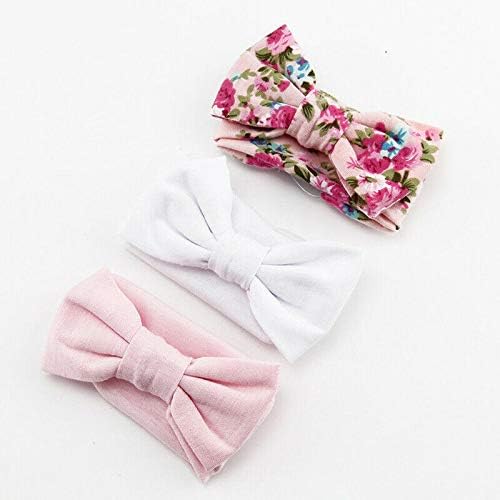 Yueshop MultiWare 3‑Pack Baby Headbands – Cotton Bows Secondary image
