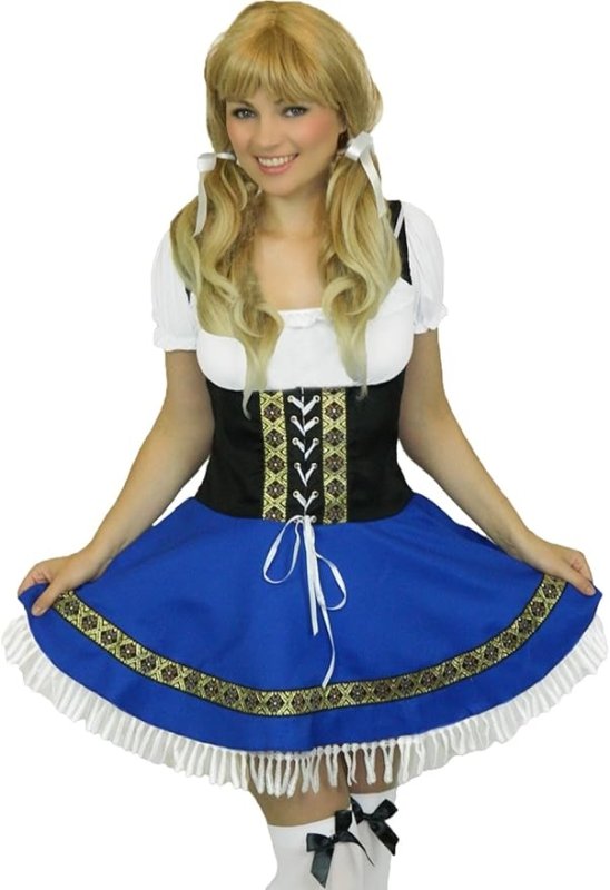 Yummy Bee - Oktoberfest Outfit Women - Dirndl Dress Women - October Festival Costume Women - Bavarian Costume Women - Fancy Dress - British D'sire Main image
