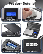 Zacro Portable Pocket Scale 200 g × 0.01 g – Black LCD - Laboratory Balances - British D'sire