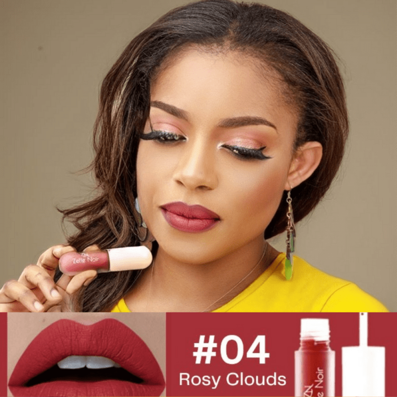 Zelle Noir Scented Matte Liquid Lip Gloss - Lip Gloss - British D'sire