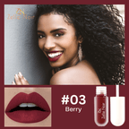 Zelle Noir Scented Matte Liquid Lip Gloss - Lip Gloss - British D'sire