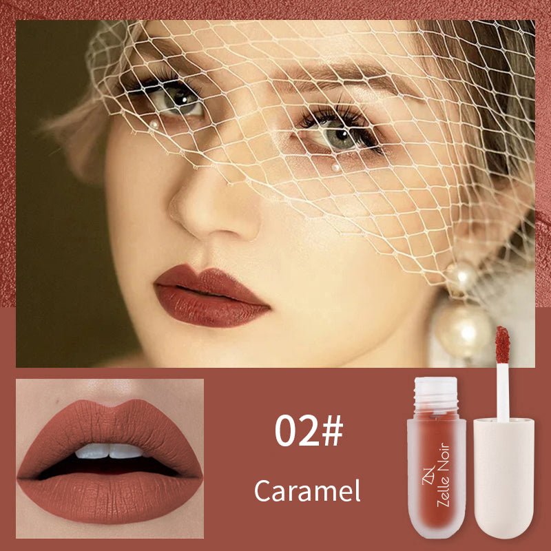 Zelle Noir Scented Matte Liquid Lip Gloss - Lip Gloss - British D'sire