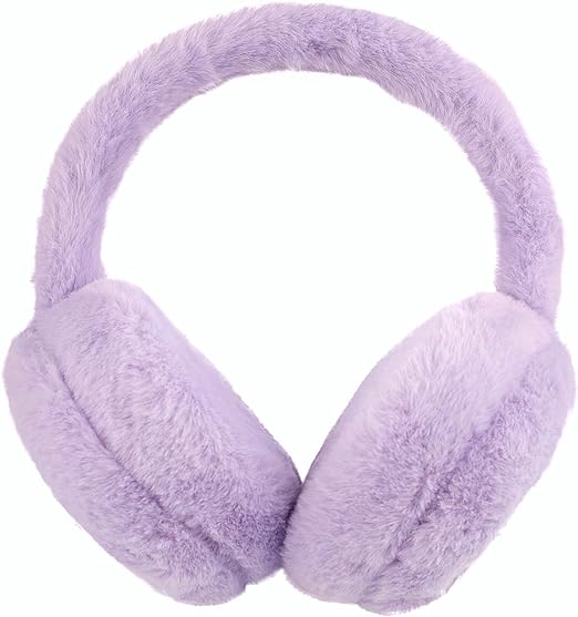Zeltauto Kids Earmuffs Plush Ear Warmer Unicorn Thermal Winter Earmuffs Adjustable Headband for Boys Aged 6 - 12 - Earmuff - British D'sire