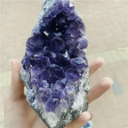 Zen - Raw Natural Amethyst Geode Stand – Crystal Décor for Home & Gifts - Natural Amethyst - British D'sire