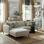 Zephra Three Seater Sofa With Footstool - Seating - British D'sire