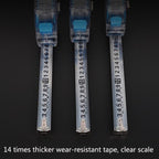 ZHCY CY - 0107 Stainless Steel Drop - Proof Waterproof And Rust - Proof Steel Tape Measure, Size: 7.5m x 25mm - British D'sire