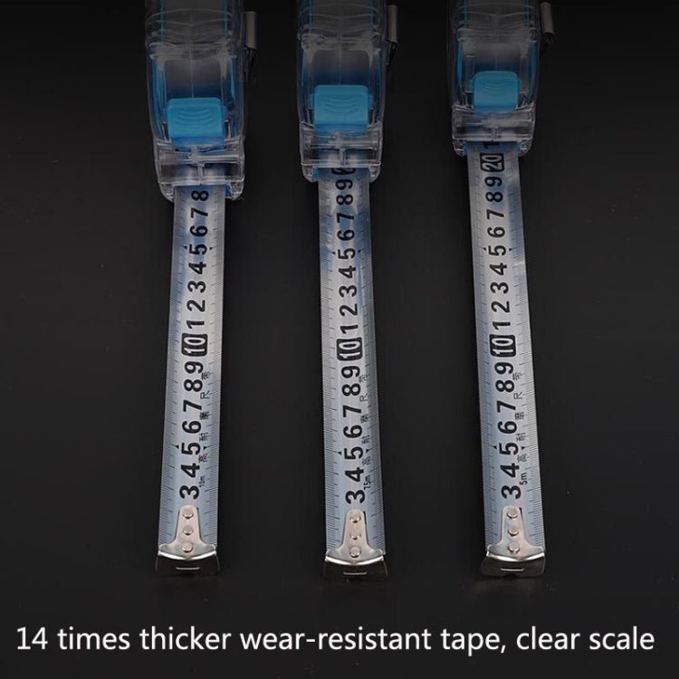 ZHCY CY - 0107 Stainless Steel Drop - Proof Waterproof And Rust - Proof Steel Tape Measure, Size: 7.5m x 25mm - British D'sire