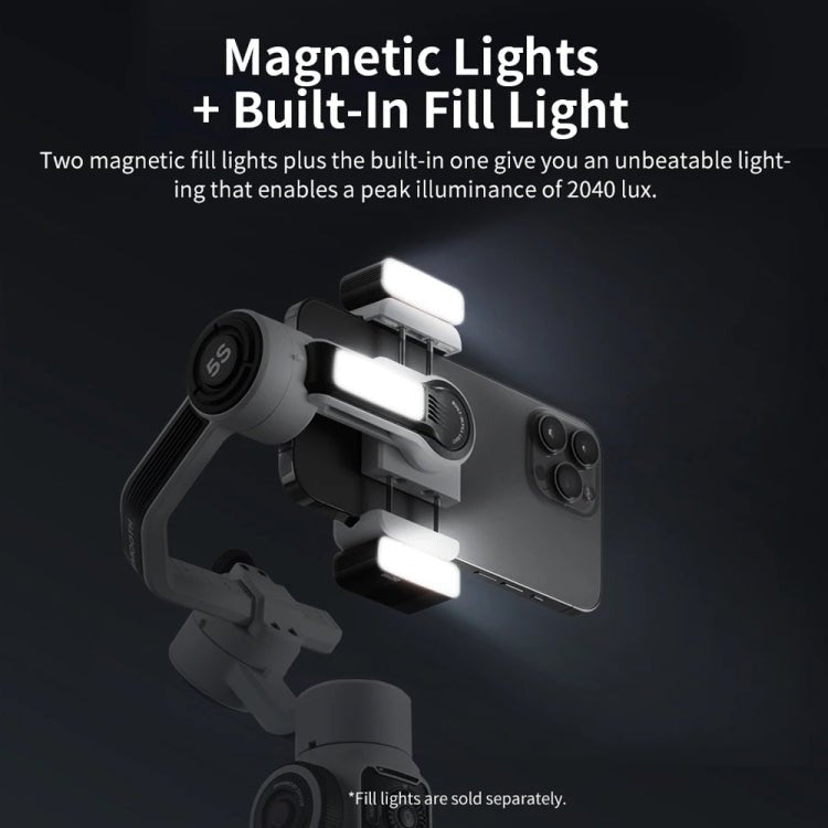 ZHIYUN Smooth 5S 3 - Axis Smartphone Handheld Gimbals Stabilizer, Spec: Standard Black - British D'sire