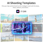 ZHIYUN Smooth 5S 3 - Axis Smartphone Handheld Gimbals Stabilizer, Spec: Standard Black - British D'sire