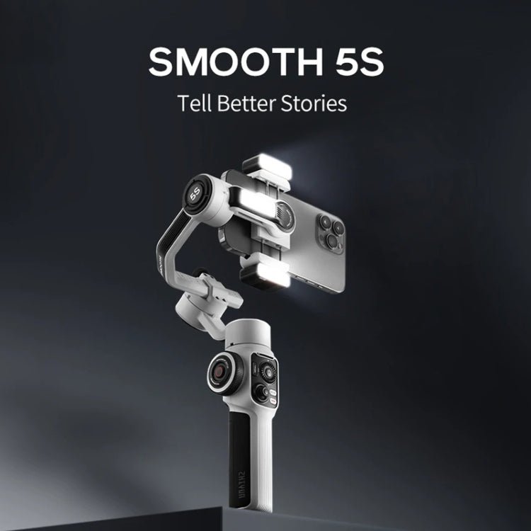 ZHIYUN Smooth 5S 3 - Axis Smartphone Handheld Gimbals Stabilizer, Spec: Standard Black - British D'sire
