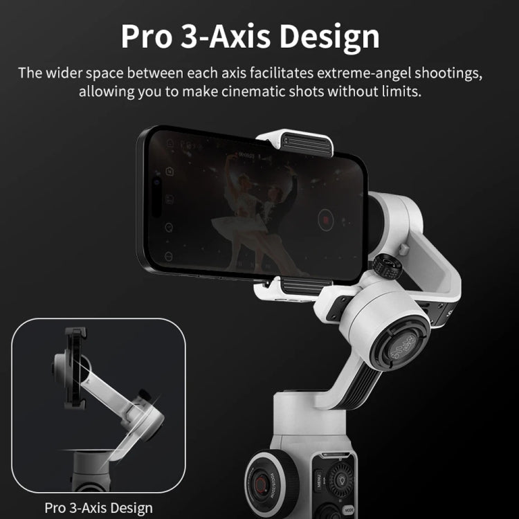 ZHIYUN Smooth 5S 3 - Axis Smartphone Handheld Gimbals Stabilizer, Spec: Standard Black - British D'sire