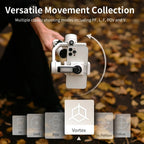 ZHIYUN Smooth 5S 3 - Axis Smartphone Handheld Gimbals Stabilizer, Spec: Standard White - British D'sire