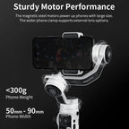 ZHIYUN Smooth 5S 3 - Axis Smartphone Handheld Gimbals Stabilizer, Spec: Standard White - British D'sire