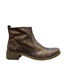 Zipp - Bronze - blue ankle boot - Boot - British D'sire