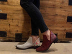 Zippette - Red/Sequin Last Sizes 35 and 42! - Flats - British D'sire