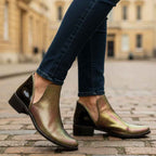 Zippette - Iridescent ankle boot
