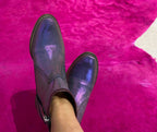 Zipp - Iridescent ankle boot - Chanii B
