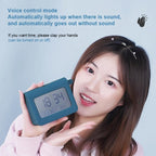 ZKLiLi Lazy Snooze Applet Alarm Clock Bedside Bluetooth Multifunctional Silent Digital Alarm Clock(Pink) - British D'sire