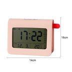 ZKLiLi Lazy Snooze Applet Alarm Clock Bedside Bluetooth Multifunctional Silent Digital Alarm Clock(Pink) - British D'sire