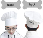 ZKSMNB Chef's Hat Unisex Chef's Hat Made of Poly Cotton Gastro Hats - Hats & Caps - British D'sire