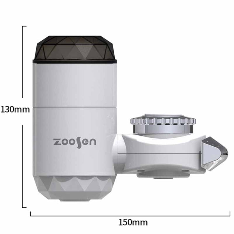Zoosen Electric Hot Water Faucet Connection Type Instant Hot Water Faucet EU Plug, Style:White - British D'sire