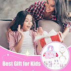 Zuimei Unicorn Jewellery Set – Plush Bag & Dress - Up Gems - Kids Jewellery - British D'sire